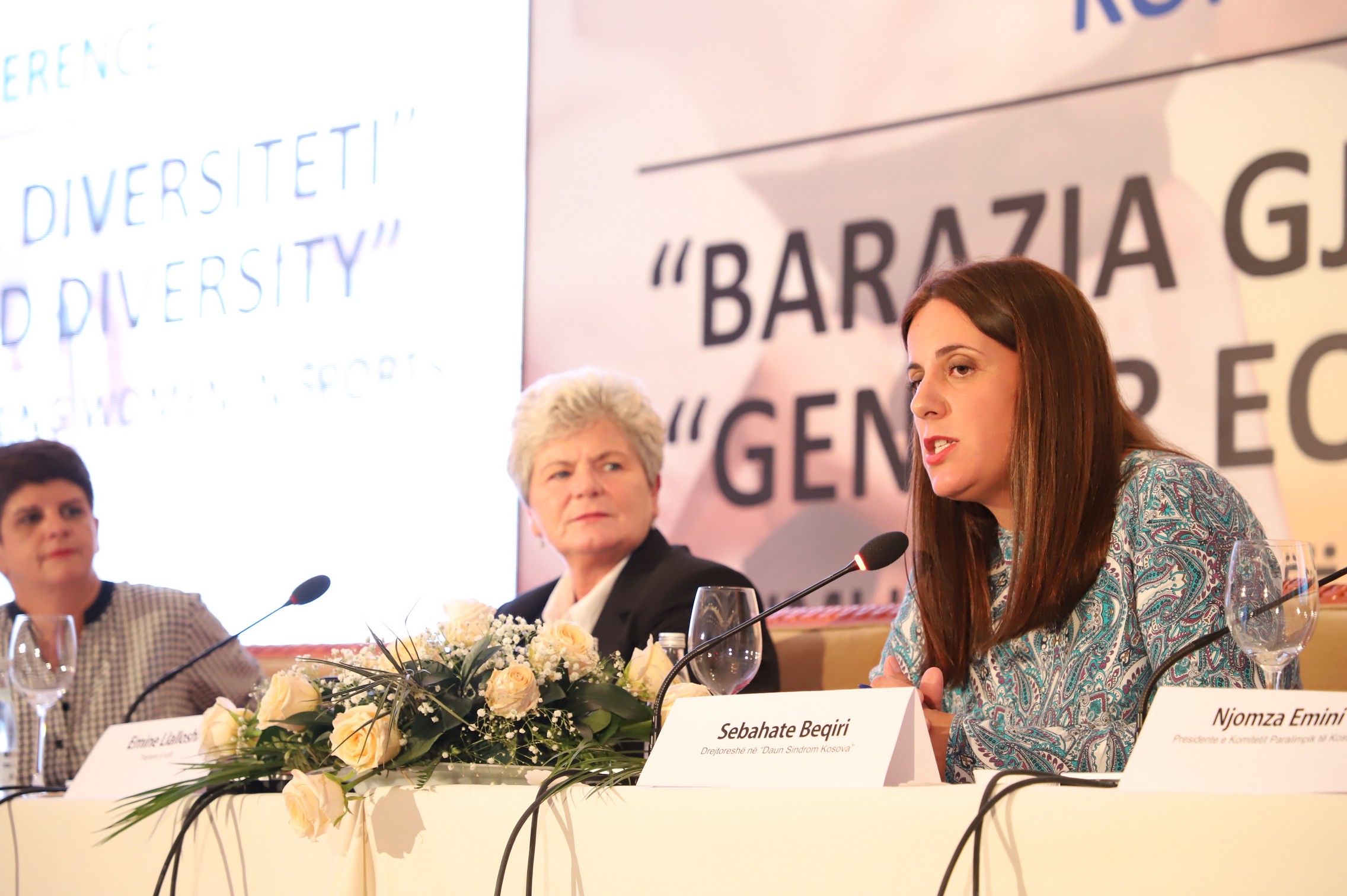 Znj. Sebahate Beqiri, shoqata Syndrom Down Kosova